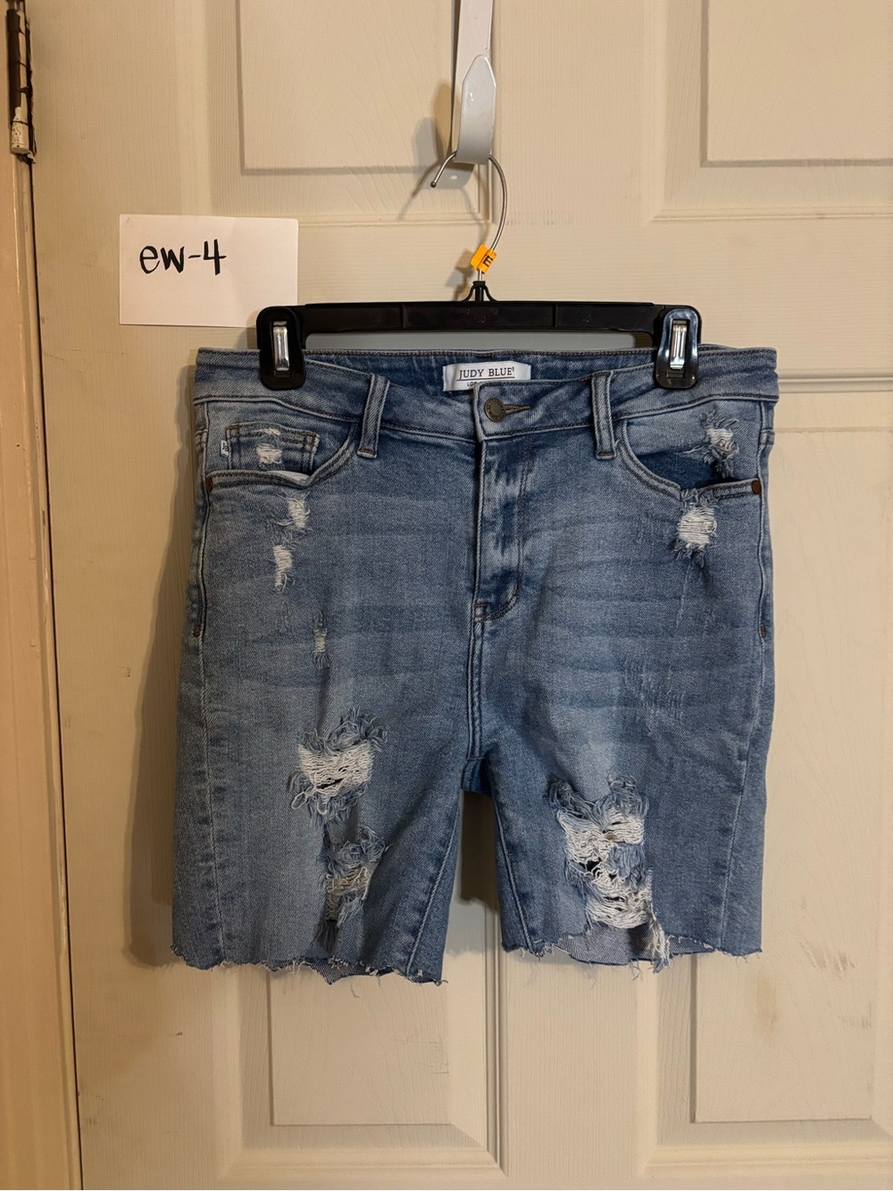 Judy Blue Medium Wash Denim Shorts with Button Fly